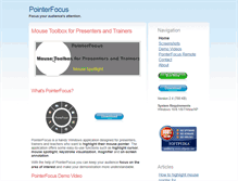 Tablet Screenshot of pointerfocus-for-presenters.com
